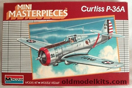 Monogram 1/72 Curtiss P-36A - Mini Masterpieces Issue, 5014 plastic model kit